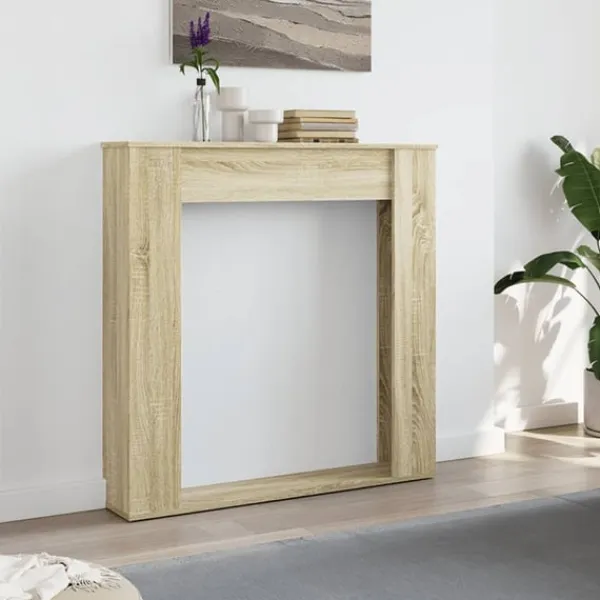 vidaXL Spiselkrans sonoma-ek 100x20x100 cm konstruerat trä