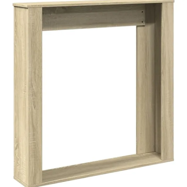 vidaXL Spiselkrans sonoma-ek 100x20x100 cm konstruerat trä