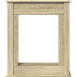 Outlet Spiselkrans sonoma-ek 75x20x87,5 cm konstruerat trä Öppna Spisar