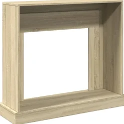 vidaXL Spiselkrans sonoma-ek 100x30x87,5 cm konstruerat trä