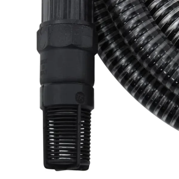 Sugslang med kopplingar mässing svart 1" 10 m PVC - Vattenslangar Bevattning