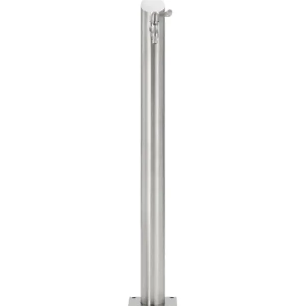 New Vattenpost för trädgården 95 cm rostfritt stål rund - Bevattning Bevattning