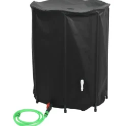 Vattentank med kran vikbar 750 L PVC - Bevattning Regntunnor