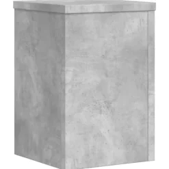Outlet Växtställ 2 st betonggrå 25x25x35 cm konstruerat trä Växtställ