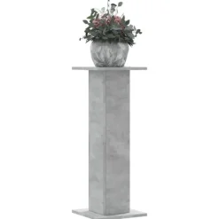vidaXL Växtställ 2 st betonggrå 30x30x80 cm konstruerat trä
