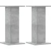 vidaXL Växtställ 2 st betonggrå 30x30x60 cm konstruerat trä