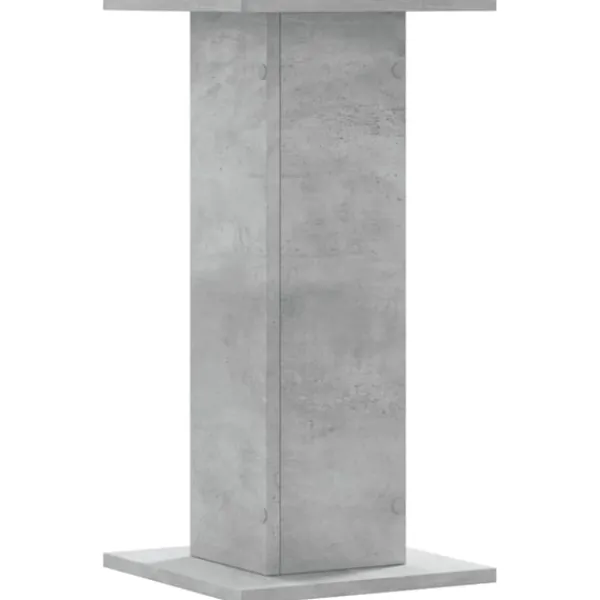 vidaXL Växtställ 2 st betonggrå 30x30x60 cm konstruerat trä