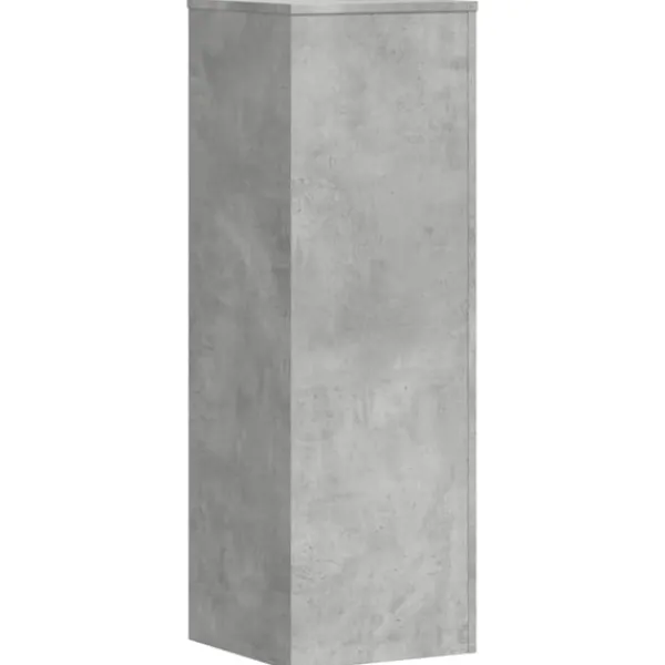 vidaXL Växtställ 2 st betonggrå 33x33x100 cm konstruerat trä
