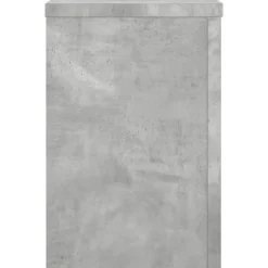 New Växtställ 2 st betonggrå 20x20x30 cm konstruerat trä Växtställ