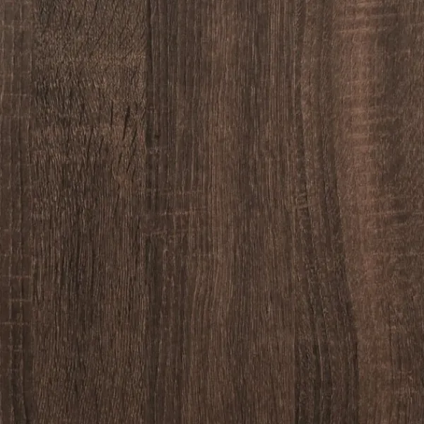 Outlet Växtställ 2 st brun ek 30x30x70 cm konstruerat trä Växtställ