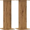 Clearance Växtställ 2 st ek 30x30x80 cm konstruerat trä Växtställ