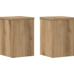 vidaXL Växtställ 2 st ek 20x20x30 cm konstruerat trä