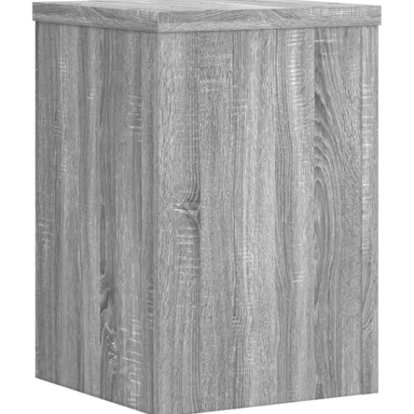 Best Växtställ 2 st grå sonoma 20x20x30 cm konstruerat trä Växtställ