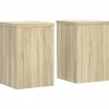 vidaXL Växtställ 2 st sonoma ek 25x25x35 cm konstruerat trä