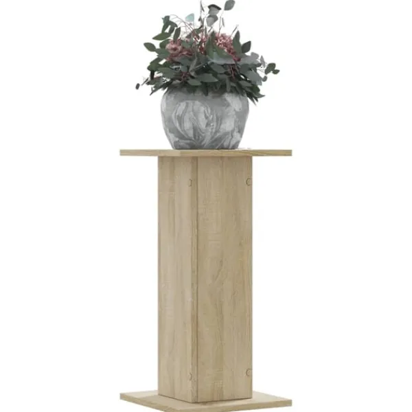 Best Växtställ 2 st sonoma-ek 30x30x60 cm konstruerat trä Växtställ