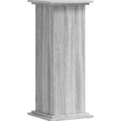 Discount Växtställ grå sonoma 33x33x80 cm konstruerat trä Växtställ