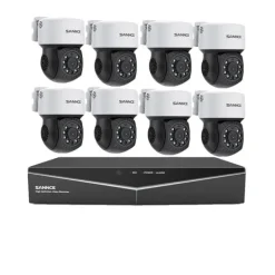 Videoövervakningssystem, 2MP HD-upplösning, hög klarhet kamerabullet., 1T, 8ch med 8 st kamera