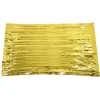 Vikbar PET-aluminiserad film Emergency Thermal Filt - Bärbar överlevnadsutrustning för camping och utomhusaktiviteter - Guld, 210CMx160CM