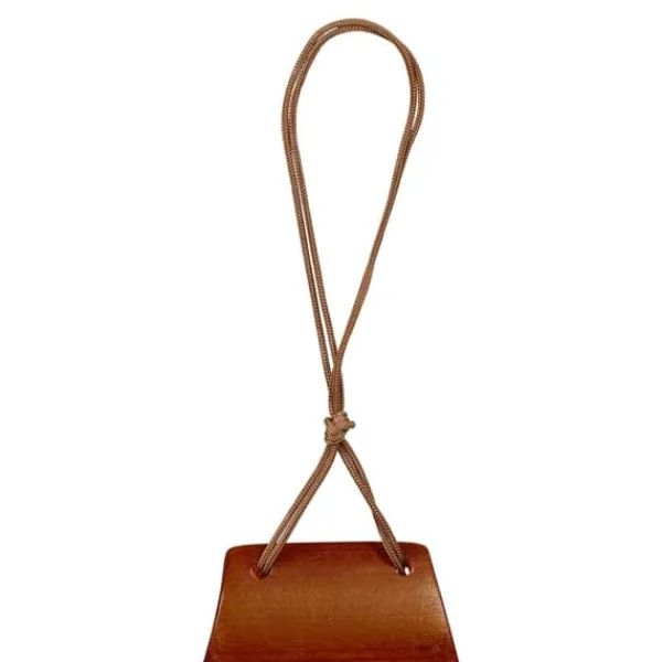 Vindspel, Bambuseka Båt, 72x20x6 cm, Brun