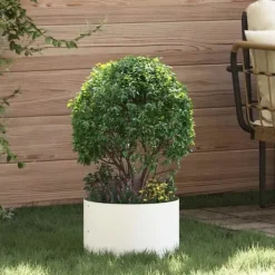 Outlet Vita Keramiska Krukor för Inomhusbruk | Diameter: 30 cm | Färg: Vit Krukväxter Inomhus