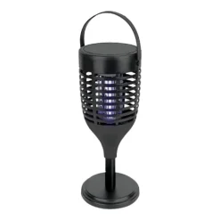 V-TAC VT-3215 23459 UV-insektsfångare UV-ljus, Strömgitter 5 W (L x B x H) 128 x 128 x 672 mm Svart 1 st Flugsmällor