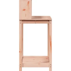 Clearance Växtbord med hyllor i massivt douglasträ - Planteringsbord | Storlek: 82,5x50x109,5 cm | Färg: Natur Planteringsbänkar