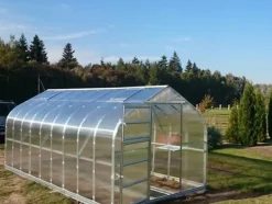 Baumera Växthus STANDART 15 - 2,5x6m med 4 mm polykarbonatbeläggning