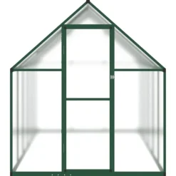 vidaXL Växthus med ram grön 334x169x195 cm aluminium