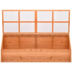 Hot Växthus trä 180x57x62 cm Växthus