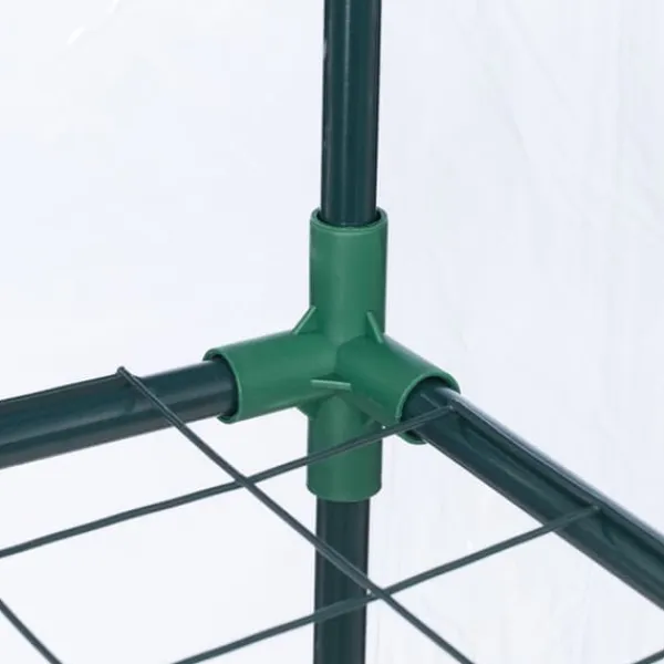 Outlet Växthus, 128x60x40 cm, Grön Växthus