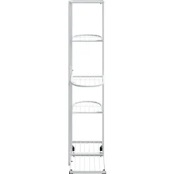 Discount Växtställ - Living Växtställ på hjul 5 hyllor 44x23x100 cm svart järn Växtställ