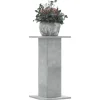 Hot Växtställ 2 st betonggrå 30x30x60 cm konstruerat trä Växtställ
