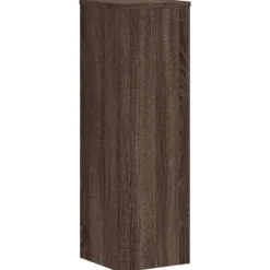 vidaXL Växtställ 2 st brun ek 25x25x80 cm konstruerat trä