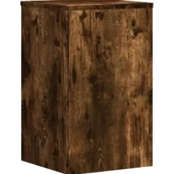 vidaXL Växtställ 2 st rökfärgad ek 30x30x50 cm konstruerat trä