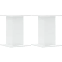 vidaXL Växtställ 2 st vit 30x30x40 cm konstruerat trä