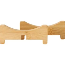 Online Växtställ Bambu Blomkruka Bricka Korsformad Multifunktion för Husdjurshem Kök 17,5x5cm Växtställ