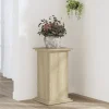 Växtställ i konstruerat trä - Tidlös design | Färg: Sonoma-ek | Storlek: 33x33x60 cm