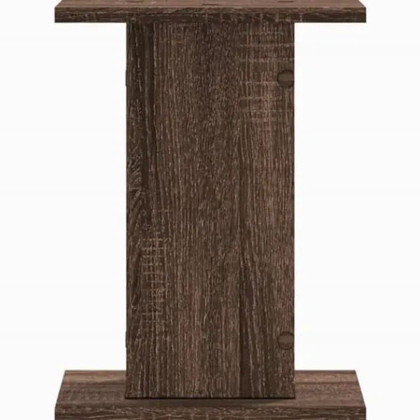 Växtställ 2-pack - Hållbart konstruerat trä | Färg: Brun | Storlek: 30x30x40 cm