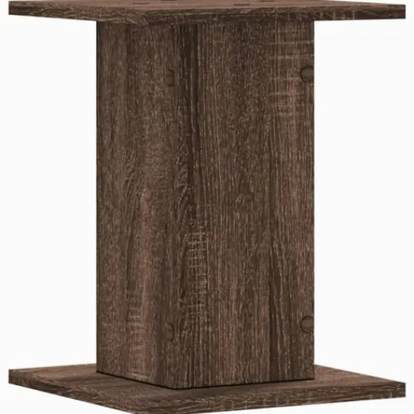 Växtställ 2-pack - Hållbart konstruerat trä | Färg: Brun | Storlek: 30x30x40 cm