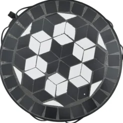 Best Växtställ 3-pack i svart och vit keramik - Mosaikdesign | Färg: Svart/Vit | Storlek: Standard Växtställ