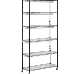 Växtställning med växtlampa 180W, 6 Eters, inomhus växtskåp, justerbar ljusstyrka, modern design för inomhusplantering
