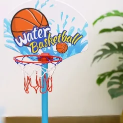 WOOPIE Vattenbasket Set 2in1 Fotbollsmål + Bollar + Pump