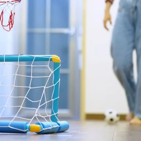 WOOPIE Vattenbasket Set 2in1 Fotbollsmål + Bollar + Pump