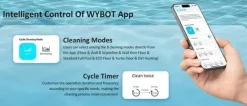 Hot ​WYBOT C2 Vision Robotic Pool Cleaner - Smart Vision Navigation - 180min Runtime - 8 Cleaning Modes - For Pools up to 180㎡ Pool- & Spatillbehör