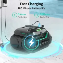 Hot ​WYBOT C2 Vision Robotic Pool Cleaner - Smart Vision Navigation - 180min Runtime - 8 Cleaning Modes - For Pools up to 180㎡ Pool- & Spatillbehör