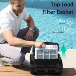 Hot ​WYBOT C2 Vision Robotic Pool Cleaner - Smart Vision Navigation - 180min Runtime - 8 Cleaning Modes - For Pools up to 180㎡ Pool- & Spatillbehör